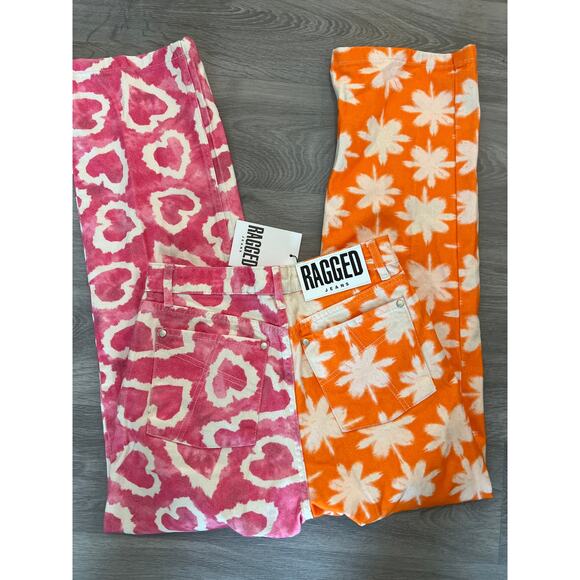 NWT Ragged Jeans size 28 bright colored jeans - Picture 3 of 5